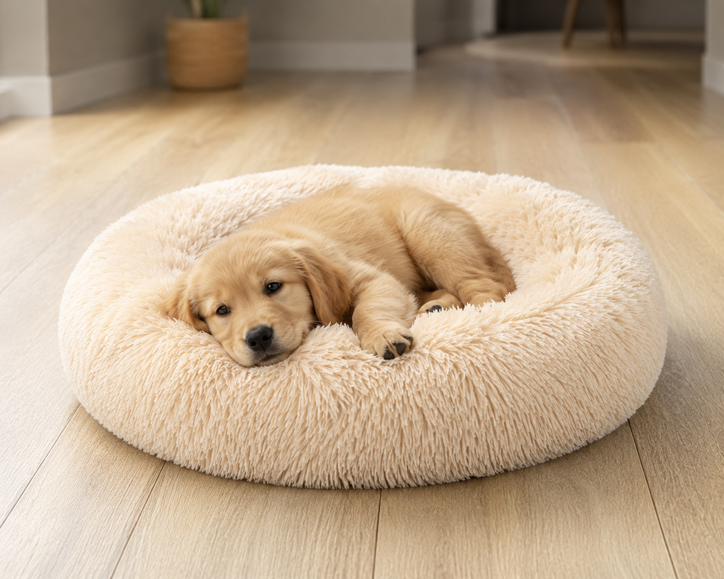 The Calming Donut Pet Bed