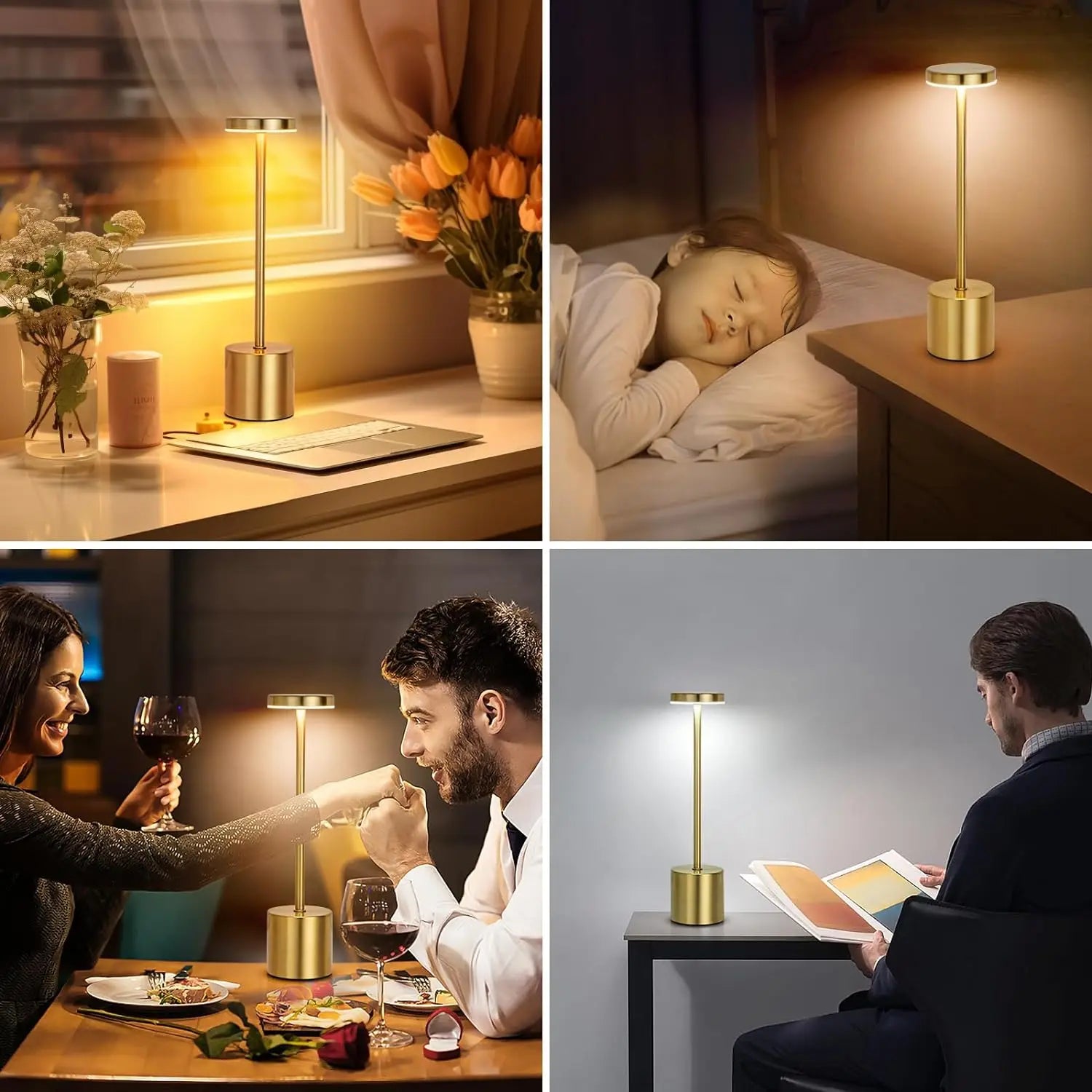 Rechargeable Touch LED Table Lamp