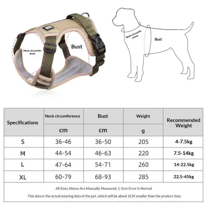 Reflective Oxford Dog Harness
